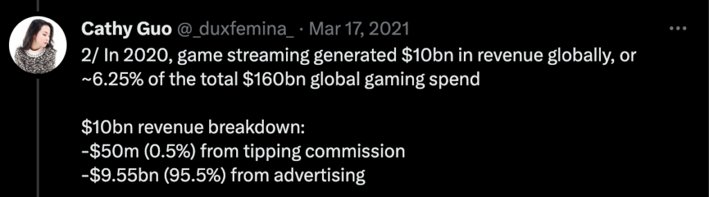 cathy game streaming market