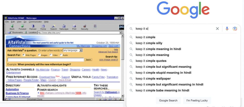 search engines compared